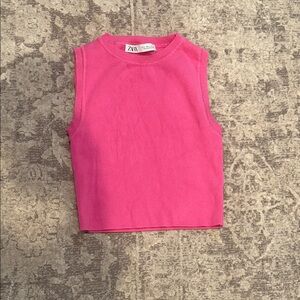 Zara Kids Vibrant Pink Tank Top